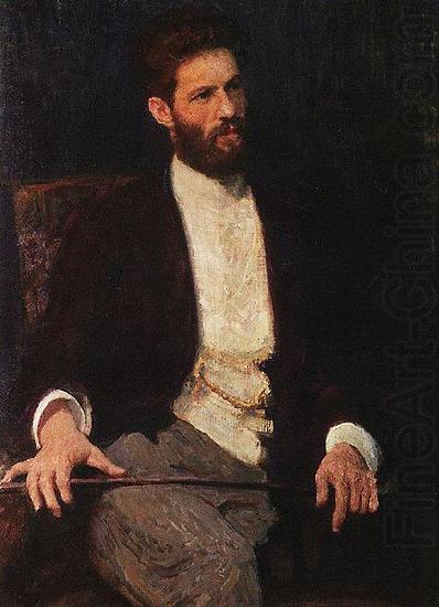 Portrait of sculptor Mark Matveevich Antokolski, Ilya Repin